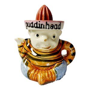 Vtg Puddinhead Juice Reamer Japan Ceramic Kitsch Juicer Rare Unique Hand Painted